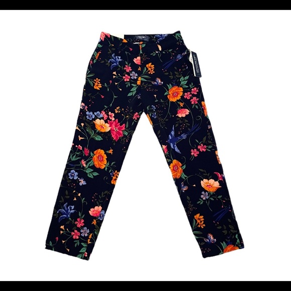 Floral Harper Mid-Rise  Pants - Picture 1 of 4